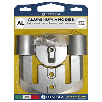 KITBRAVOIII-04AL - Tecnoseal Aluminium Mercury Bravo 3 Anode Kit