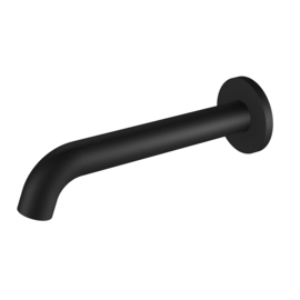 Regn Regn losse uitloop 18cm, Mat Zwart - 10016MB