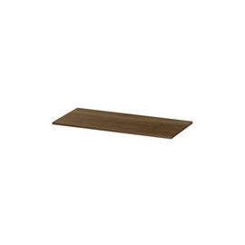 INK INK Topdeck Afdekplaat - 100x1.6x45cm - tbv onderkast - Massief Eiken - Eiken ash grey