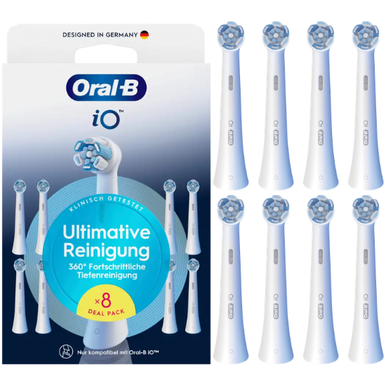 Oral-B iO Ultimative Reinigung White Aufsteckbürsten 8 Stück | 34,85 €