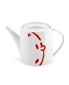 Tintinimaginatio Kuifje Theepot Rood
