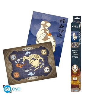 ABY Style Avatar: The Last Airbender Set van 2 Posters 52 x 38 cm