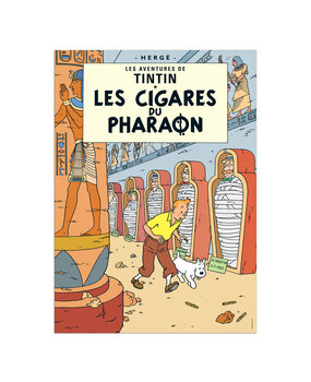 Tintinimaginatio Kuifje De Sigaren van de Farao Poster 50 x 70 cm