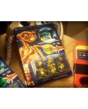 Doctor Collector E.T. the Extra-Terrestrial Collector's Set Mini Figures 3-Pack Golden Edition 5 cm