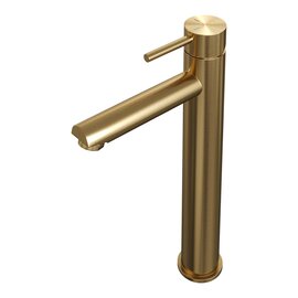 Brauer Brauer Edition Opbouw Wastafelmengkraan - Hoog - PVD - Geborsteld Goud