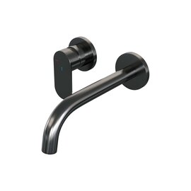 Brauer Brauer Edition Inbouw Wastafelkraan met Uitloop & Rozetten - Geborsteld Gunmetal