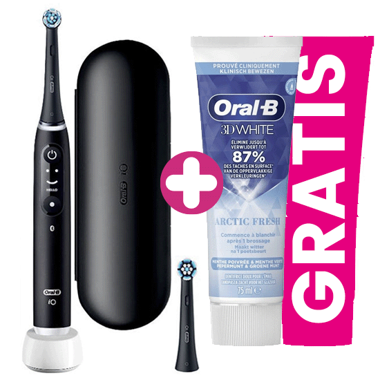 Oral-B iO 6N Black + GRATIS tube Oral-B tandpasta | € 114,85