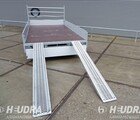 Aluminium oprijplaten voor Hulco Medax plateauwagen