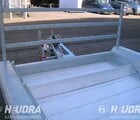 Wielstop 180cm (breedte) voor een Hulco Terrax machinetransporter