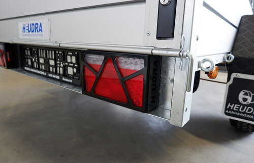 Achterlicht bescherming Heudra RVS zwart