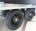 Reservewiel 185/60R12 5gts Zwarte velg